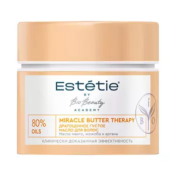 ESTETIE Густое масло для волос восстан и питание 80% OILS MIRACLE BUTTER 180.0