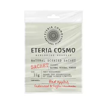 ETERIA COSMO Саше ароматическое для дома Яблочный пирог корица и кедр