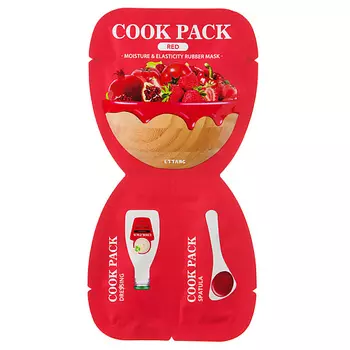 ETTANG Маска для лица подтягивающая и укрепляющая кожу Cook Pack Red Moisture & Elasticity Rubber Mask