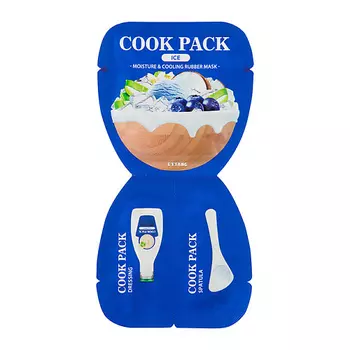 ETTANG Маска для лица увлажняющая и охлаждающая Cook Pack Ice Moisture & Cooling Rubber Mask