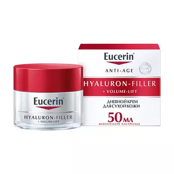 EUCERIN Крем для дневного ухода за сухой кожей Hyaluron-Filler + Volume-Lift SPF 15