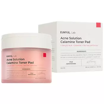 EUNYUL Пэды с каламином для проблемной кожи 60.0