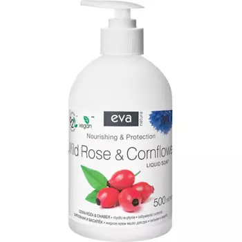 EVA NATURA Жидкое крем-мыло для рук "Шиповник и Василек" 500.0
