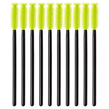 EVABOND Щеточка для ресниц винтовая круглая, силиконовая в упаковке