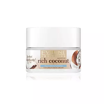 EVELINE Крем для лица интенсивно увлажняющий Rich Coconut Face Cream