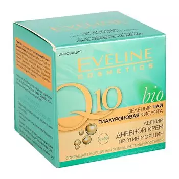 EVELINE Крем для лица Q 10 дневной легкий spf-10 (против морщин)