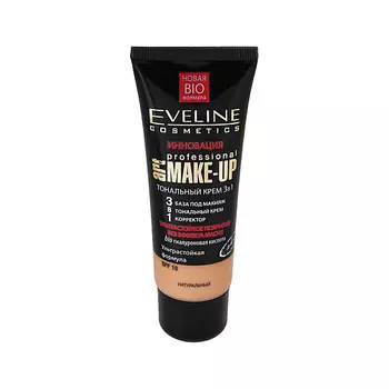 EVELINE Крем тональный для лица 3 в 1 Art Professional Make-Up