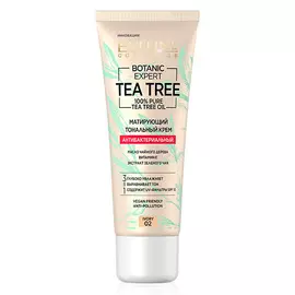 EVELINE Крем тональный для лица BOTANIC EXPERT 3 в 1 антибактериальный матирующий