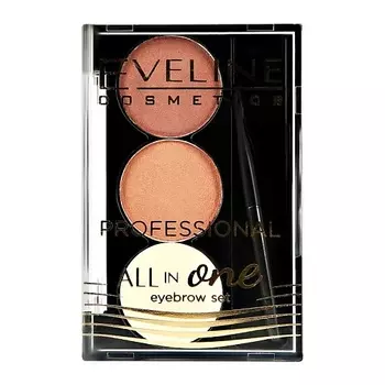 EVELINE Набор для бровей ALL IN ONE