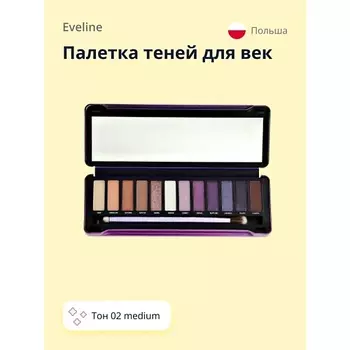 EVELINE Палетка теней для век MYSTIC GALAXY
