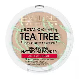EVELINE Пудра компактная для лица BOTANIC EXPERT 3 в 1 антибактериальная матирующая