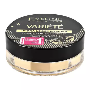 EVELINE Пудра рассыпчатая для лица VARIETE HYDRA LOOSE POWEDER с блюр-эффектом