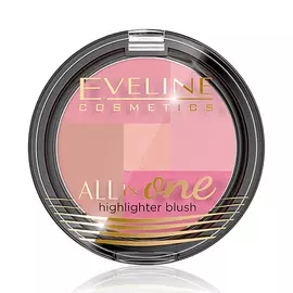 EVELINE Румяна для лица ALL IN ONE