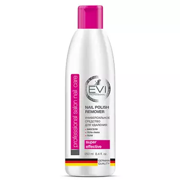 EVI PROFESSIONAL Средство для снятия биогеля, геля, гель-лака Professional Salon Nail Care Nail Polish Remover
