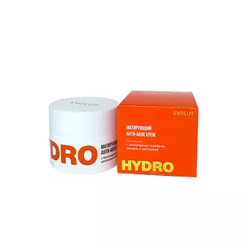 EVOLUT Матирующий анти-акне крем «HYDRO» 50.0