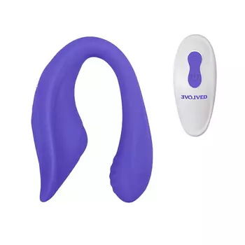 EVOLVED Evolved ANYWHERE VIBE Гибкий вибростимулятор с пультом ДУ