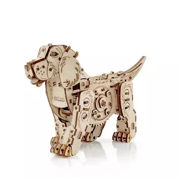 EWA ECO-WOOD-ART Деревянный конструктор 3D Механическая собака Puppy 1.0
