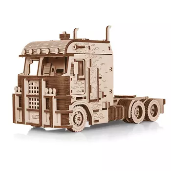 EWA ECO-WOOD-ART Деревянный конструктор 3D Грузовой тягач Король дорог 1.0