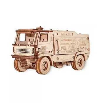 EWA ECO-WOOD-ART Деревянный конструктор 3D МАЗ-5309RR 1:30 1.0