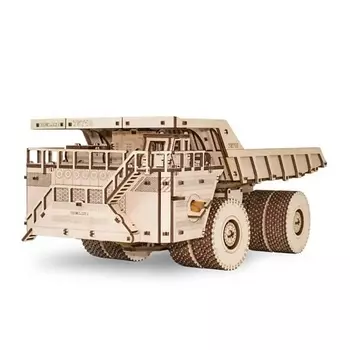 EWA ECO-WOOD-ART Деревянный конструктор 3D BELAZ 75710 1.0