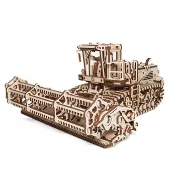 EWA ECO-WOOD-ART Деревянный конструктор 3D Косилка самоходная CS-150 1.0