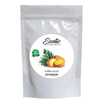 EXOTIC COSMETICS Кофейный скраб "Ананас"
