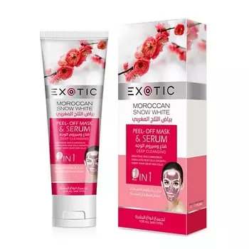EXOTICMOOD Маска-плёнка и сыворотка для лица 2 в 1 с экстрактом марокканской белоснежки 100.0