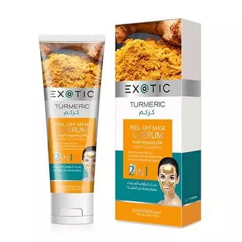 EXOTICMOOD Маска-плёнка и сыворотка для лица 2 в 1 с куркумой 100.0