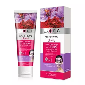 EXOTICMOOD Маска-плёнка и сыворотка для лица 2 в 1 с шафраном 100.0