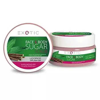 EXOTICMOOD Сахарный скраб для лица и тела Licorice 300.0