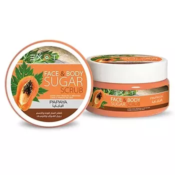 EXOTICMOOD Сахарный скраб для лица и тела Papaya 300.0