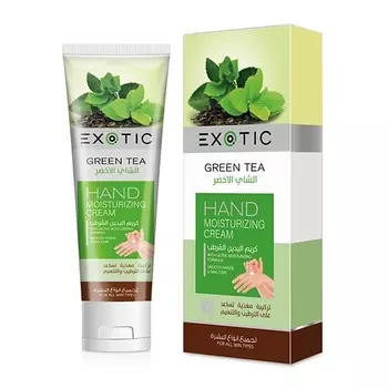 EXOTICMOOD Увлажняющий крем для рук и кутикулы Green Tea 100.0