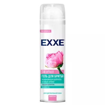 EXXE Гель для бритья женский Sensitive Silk effect