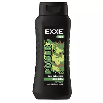 EXXE MEN Мужской шампунь "Бодрящий" POWER, 400 мл 400.0