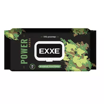 EXXE ПОЛОТЕНЦА ВЛАЖНЫЕ "POWER MEN"