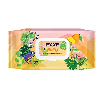 EXXE САЛФЕТКИ ВЛАЖНЫЕ ДЕТСКИЕ "ДЖУНГЛИ"