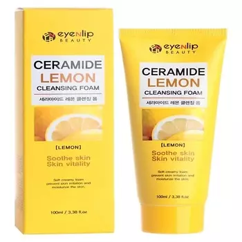 EYENLIP ENL FOAM Пенка для лица с лимоном CERAMIDE LEMON CLEANSING FOAM