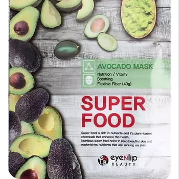 EYENLIP ENL SUPER FOOD Маска для лица тканевая EYENLIP SUPER FOOD AVOCADO MASK