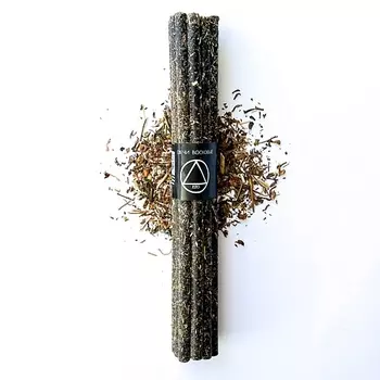 EZO Свечи восковые черные с травами "Защита", 12 шт.