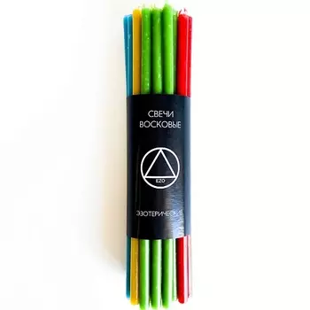 EZO Свечи восковые разноцветные, 25 шт.