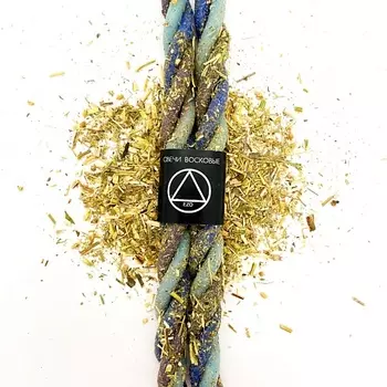 EZO Свечи восковые скрутка с травами "Астрал", 2 шт.