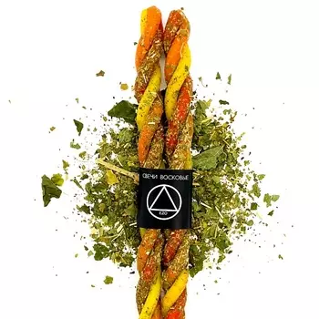 EZO Свечи восковые скрутка с травами "Энергия", 2 шт.