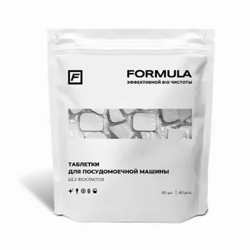 F FORMULA Таблетки для посудомоечной машины без фосфатов 60.0