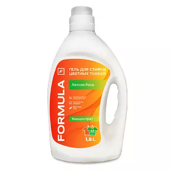 F Гель для стирки для цветных тканей Летняя Роса FORMULA