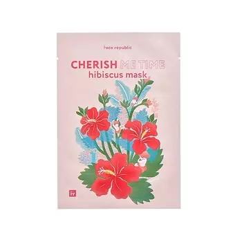 FACE REPUBLIC Маска для лица питающая с гибискусом Cherish me time hibiscus mask