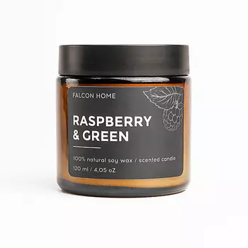 FALCON HOME Ароматическая свеча "Малина и зелень"