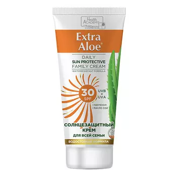 FAMILY COSMETICS Солнцезащитный крем для всей семьи фактор 30 "Extra Aloe" 100.0