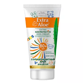 FAMILY COSMETICS Солнцезащитный крем для всей семьи фактор 80+ ЭКСТРАЗАЩИТА "Extra Aloe" 75.0