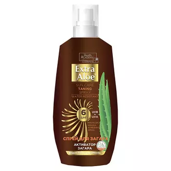 FAMILY COSMETICS Спрей для легкого загара фактор 6 с маслами "Extra Aloe" 150.0