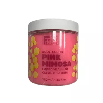 FAMILY FOREVER FACTORY Скраб для тела Гидрофильный "Розовый-мимозовый" Organic Boom 250.0